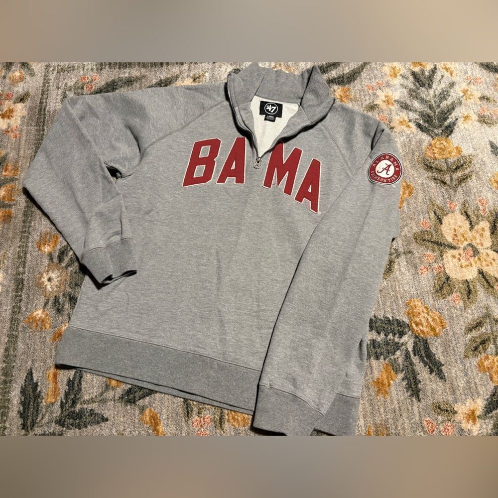 Alabama Crimson Tide Gray Sweater Large Bama